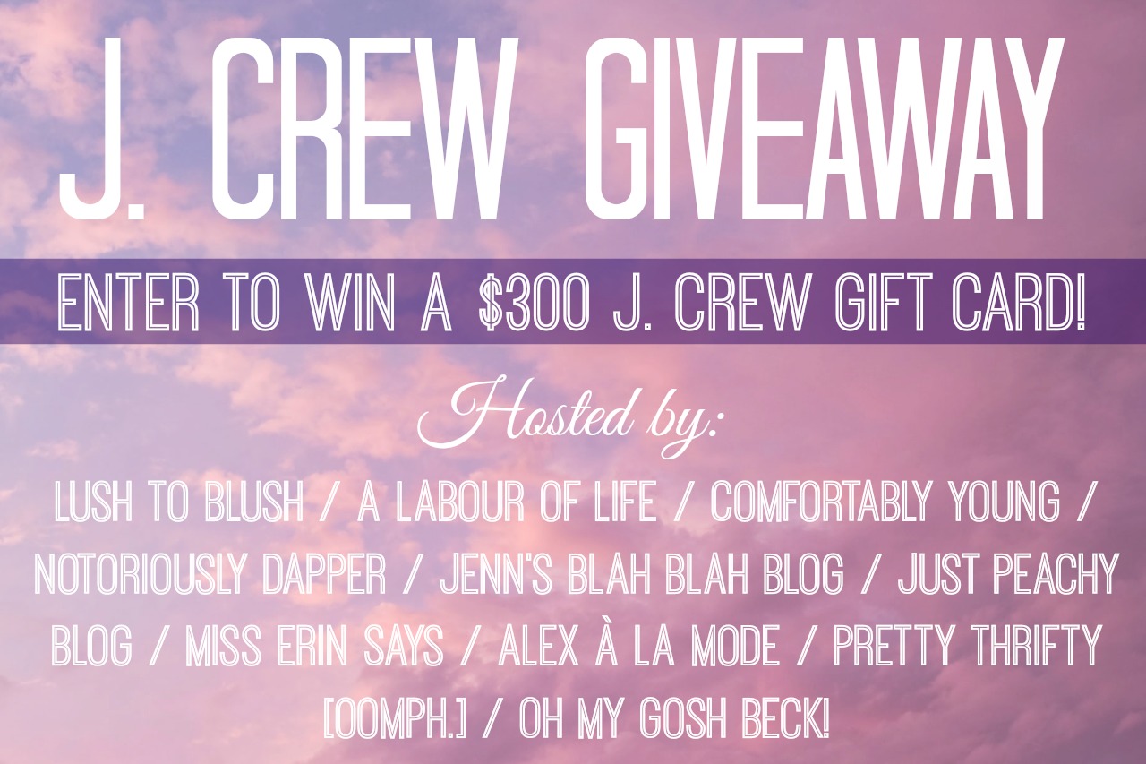 300 J Crew Gift Card Giveaway StushiGal Style