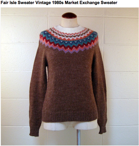 Monday Vintage Obsession: The Fair Isle Sweater - StushiGal Style