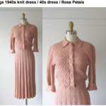 Monday Vintage Obsession: The Knitted Dress 