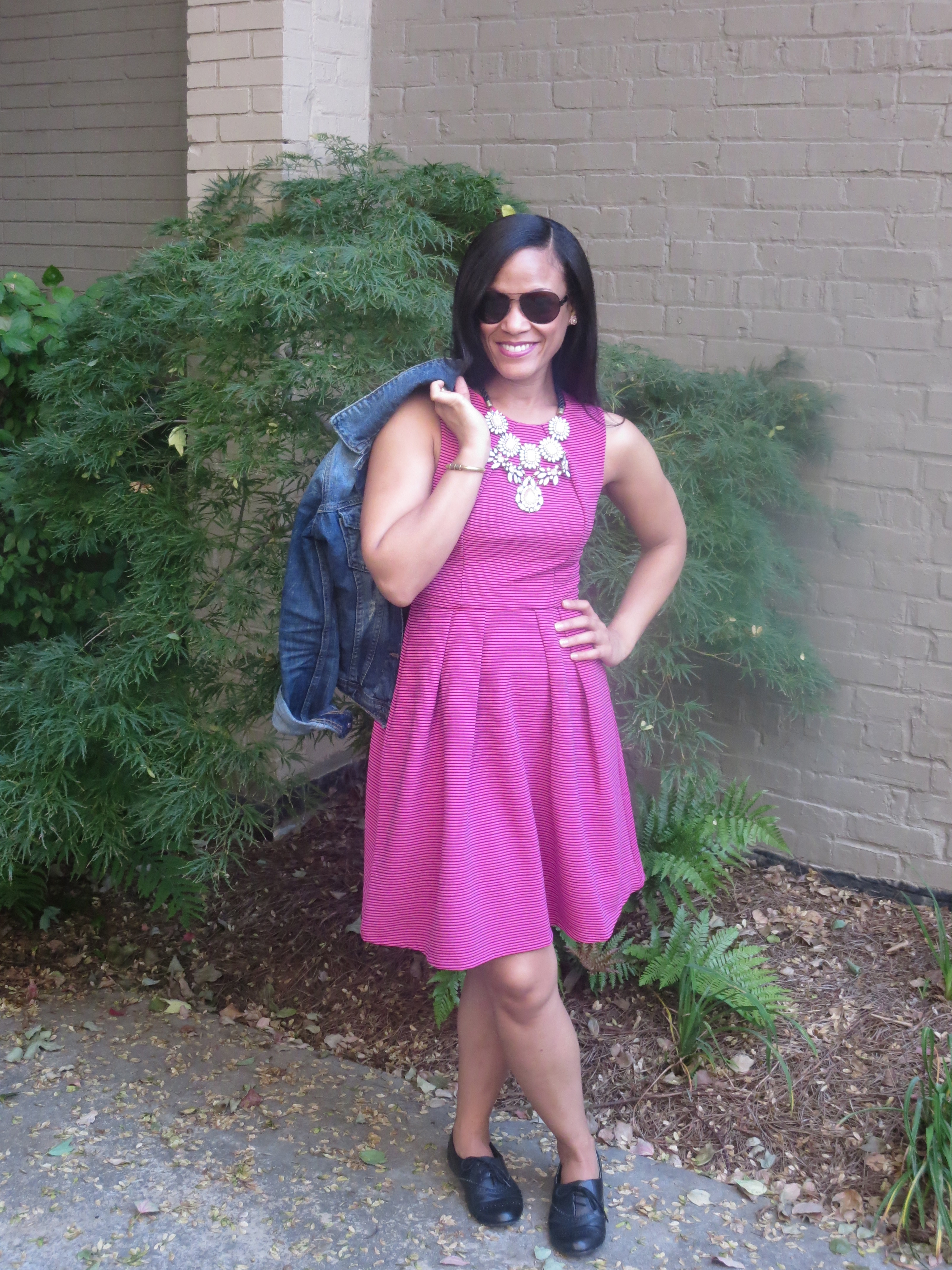 Stitch Fix: Two Ways to Wear...Ark & Co Fit and Flare Dress (Pt. 2 ...