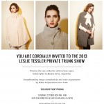 You’re Invited: Join Me for A Private Trunk Show with Leslie Tessler!