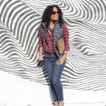 Print Mixing: Featuring The J. Crew Excursion Quilted Vest in Stripe