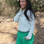 Polka Dots, Kelly Green, a Pair of Vintage Chanel Earrings…AND a Turtle!