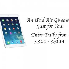 iPad Air Giveaway