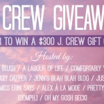$300 J Crew Gift Card Giveaway