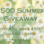 $500 Summer Giveaway! Enter Today to Win! *Closed*