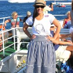 The Nautical Midi Skirt from Lulus.com