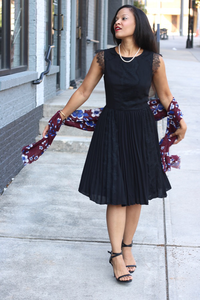 Little Black Dresses with Lacey Details
